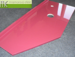 M.E. sro_podumyvadlova deska Flexible47_Waschtischplatte nach Mass aus Mineralguss_90x40 cm_RAL 4002