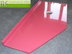 M.E. sro_podumyvadlova deska Flexible47_Waschtischplatte nach Mass aus Mineralguss_90x40 cm_RAL 4002