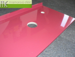 M.E. sro_podumyvadlova deska Flexible47_Waschtischplatte nach Mass aus Mineralguss_90x40 cm_RAL 4002