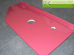 M.E. sro_podumyvadlova deska Flexible47_Waschtischplatte nach Mass aus Mineralguss_90x40 cm_RAL 4002